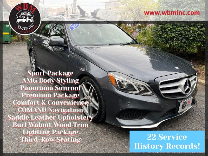 2016 Mercedes-Benz E-Class E 350 Sport 4MATIC Wagon w/ AMG Sport Package