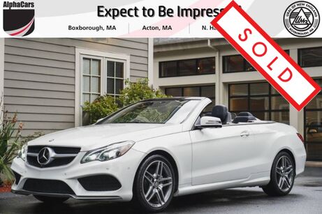 2016 Mercedes-Benz E400 Cabriolet Boston MA