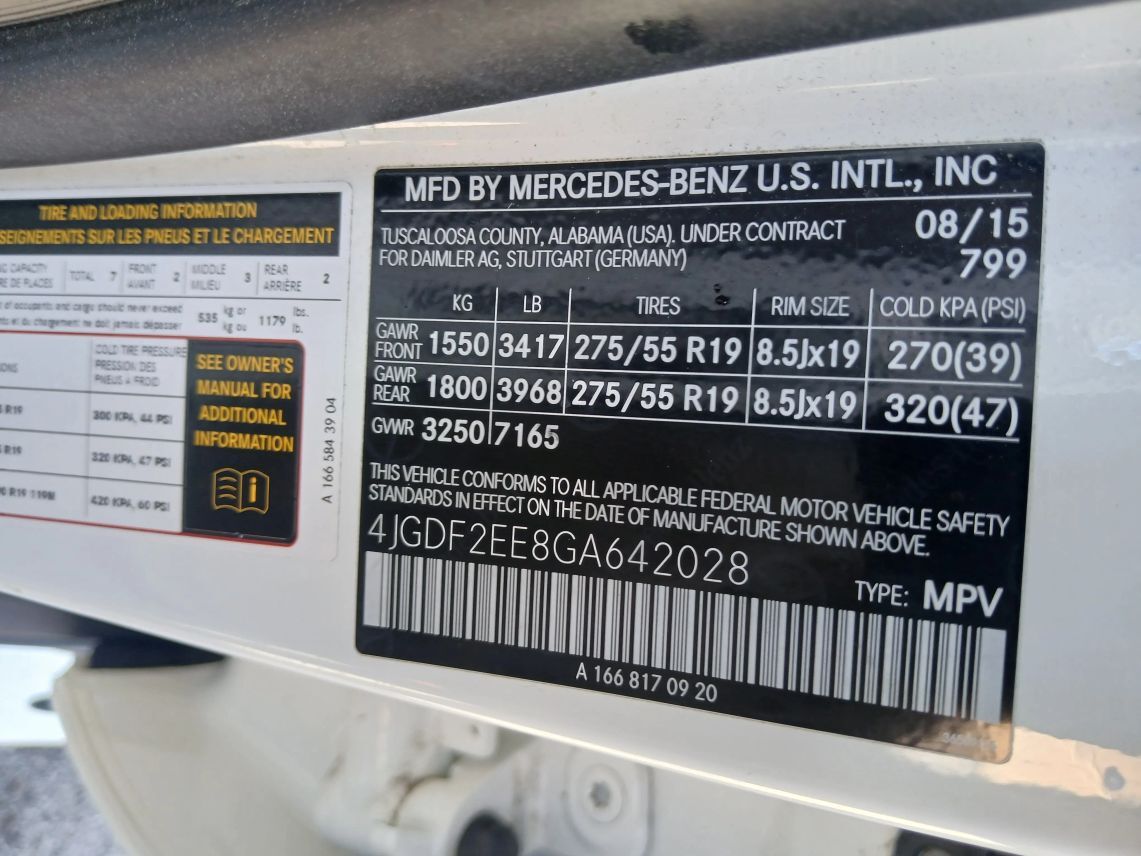 2016 Mercedes-Benz GL-Class GL 350 BlueTEC 4MATIC Sport Utility 4D Maitland FL