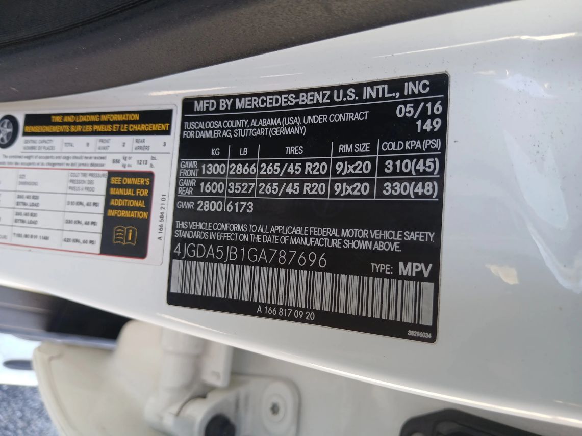 2016 Mercedes-Benz GLE GLE 350 Sport Utility 4D Maitland FL