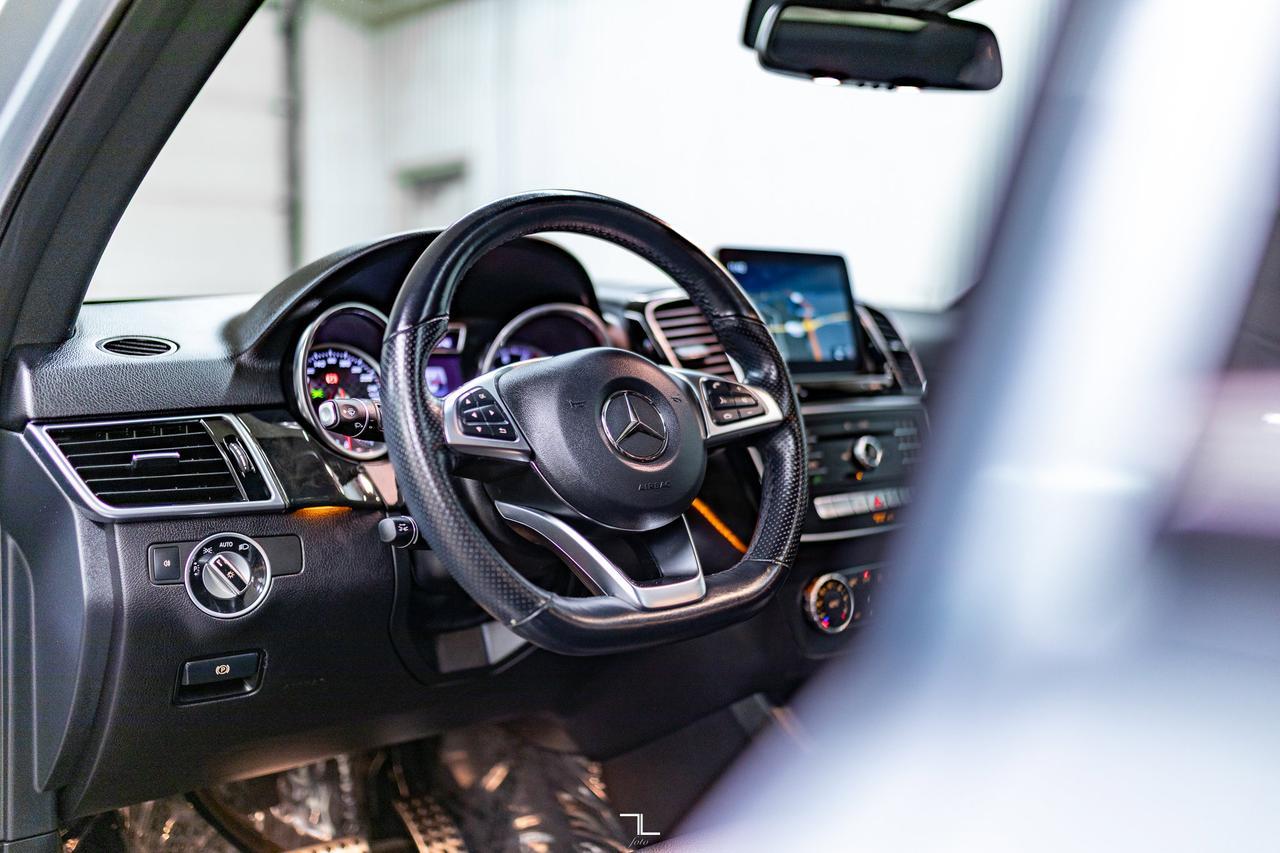 2016 Mercedes-Benz GLE450 4Matic AMG Sport Leather Roof Nav BCam Red Deer AB