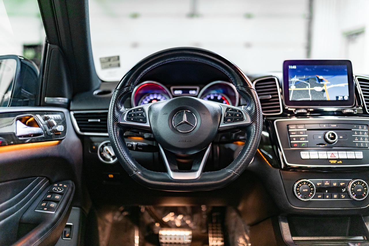 2016 Mercedes-Benz GLE450 4Matic AMG Sport Leather Roof Nav BCam Red Deer AB