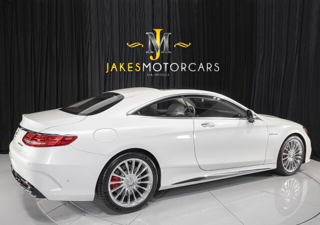 2016 Mercedes-Benz S-Class AMG S65 V12 Bi-Turbo Coupe ($242,895 MSRP!!) *MAGIC SKY ROOF* *2-OWNER* *WHITE ON WHITE* San Diego CA