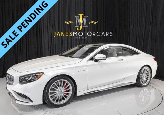 2016 Mercedes-Benz S-Class AMG S65 V12 Bi-Turbo Coupe ($242,895 MSRP!!) *MAGIC SKY ROOF* *2-OWNER* *WHITE ON WHITE*