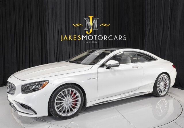 2016 Mercedes-Benz S-Class AMG S65 V12 Bi-Turbo Coupe ($242,895 MSRP!!) *MAGIC SKY ROOF* *2-OWNER* *WHITE ON WHITE* San Diego CA