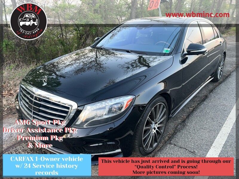 2016 Mercedes-Benz S-Class S 550 4MATIC w/ Sport Package