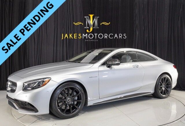 2016 Mercedes-Benz S-Class S 63 AMG Coupe ($184,255 MSRP!!) *1-OWNER SINCE NEW* *ONLY 20,000 MILES* *CARBON FIBER PACKAGE* *4 NEW TIRES/SERVICED*