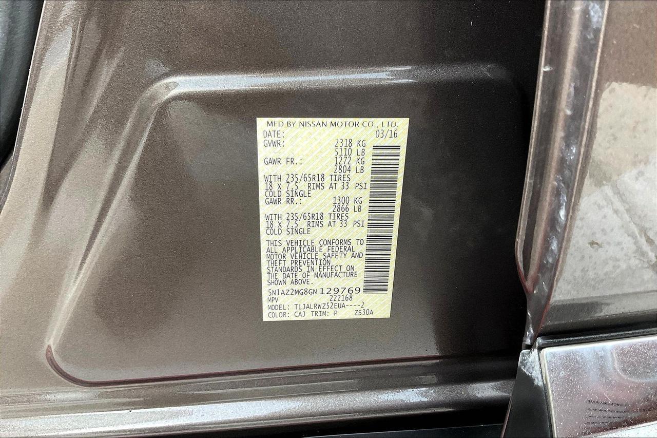 2016 NISSAN MURANO S Houston TX