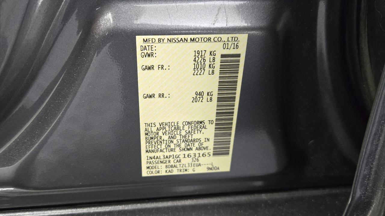 2016 Nissan Altima 2.5 SL Jersey City NJ