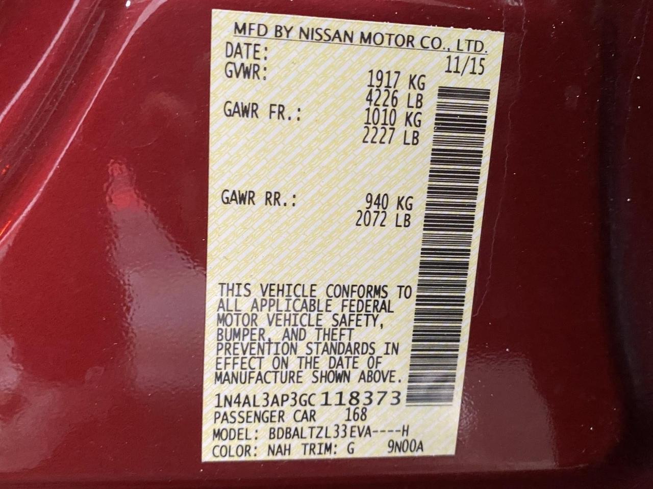 2016 Nissan Altima 2.5 SL Richmond Hill NY