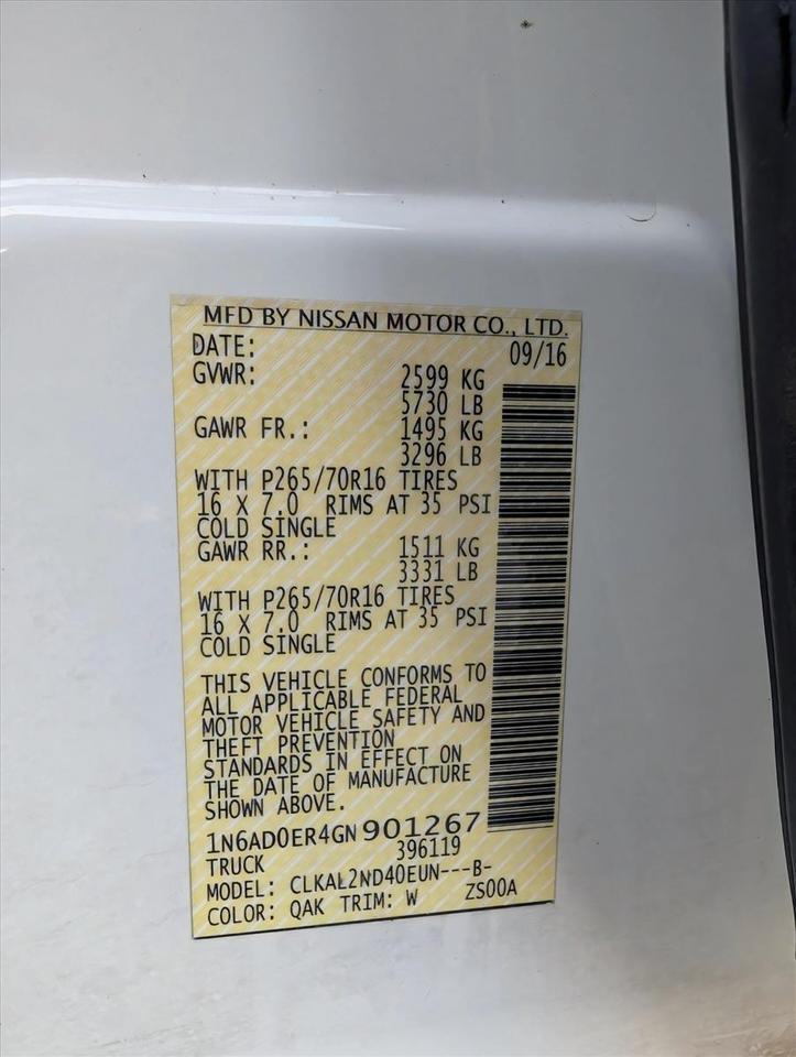 2016 Nissan Frontier S Roseville CA