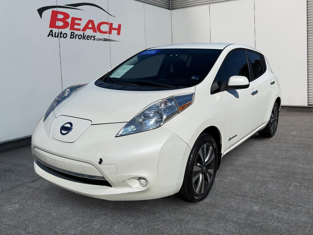 2016 Nissan LEAF SV, ELECTRIC VEHICLE, HEATED SEATS, HEATED STEERING WHEEL, NAVIGATION, BLUETOOTH, POWER/HEATED MIRRORS, USB, BACKUP CAMERA, CLEAN CARFAX, LOW MILES!
