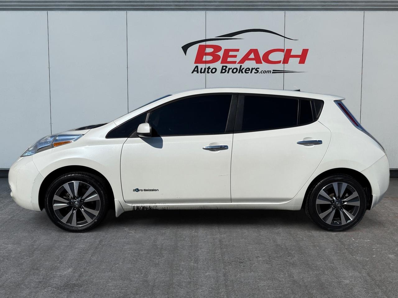 2016 Nissan LEAF SV, HEATED SEATS, HEATED STEERING WHEEL, NAVIGATION, BLUETOOTH, POWER/HEATED MIRRORS, USB, BACKUP CAMERA, CLEAN CARFAX, LOW MILES!