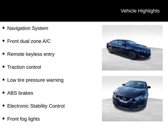 2016 Nissan Maxima 3.5 S Raleigh NC