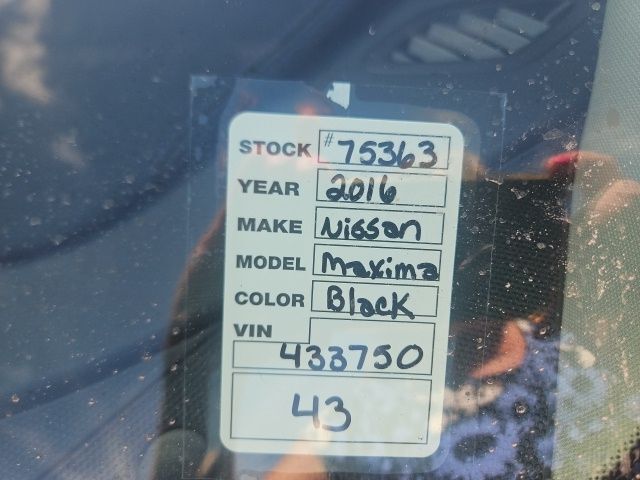 2016 Nissan Maxima SR Jacksonville FL