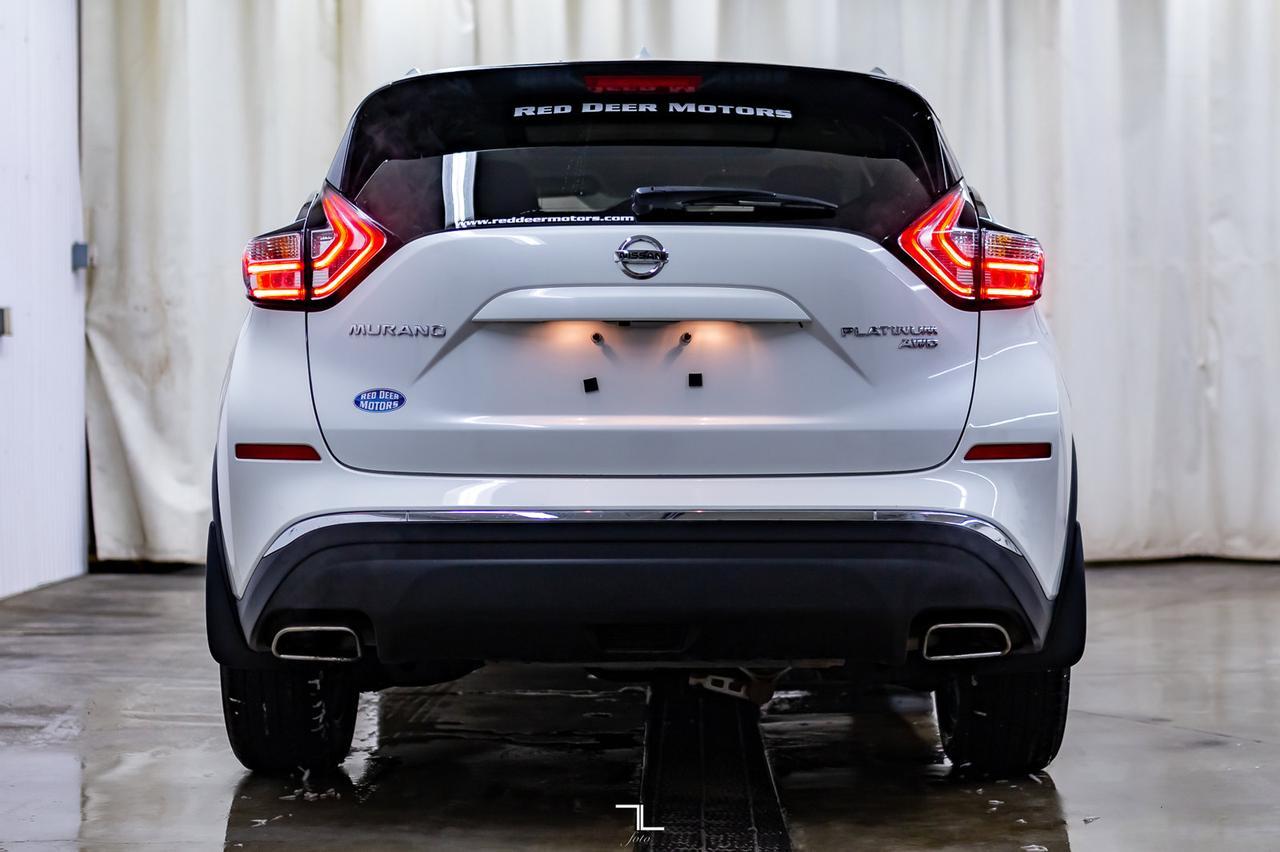2016 Nissan Murano AWD Platinum Leather Roof Nav BCam Red Deer AB
