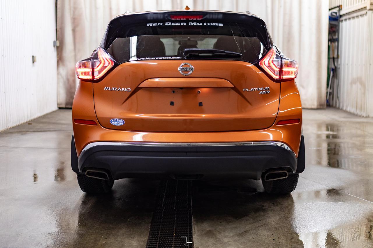 2016 Nissan Murano AWD Platinum Leather Roof Nav BCam Red Deer AB