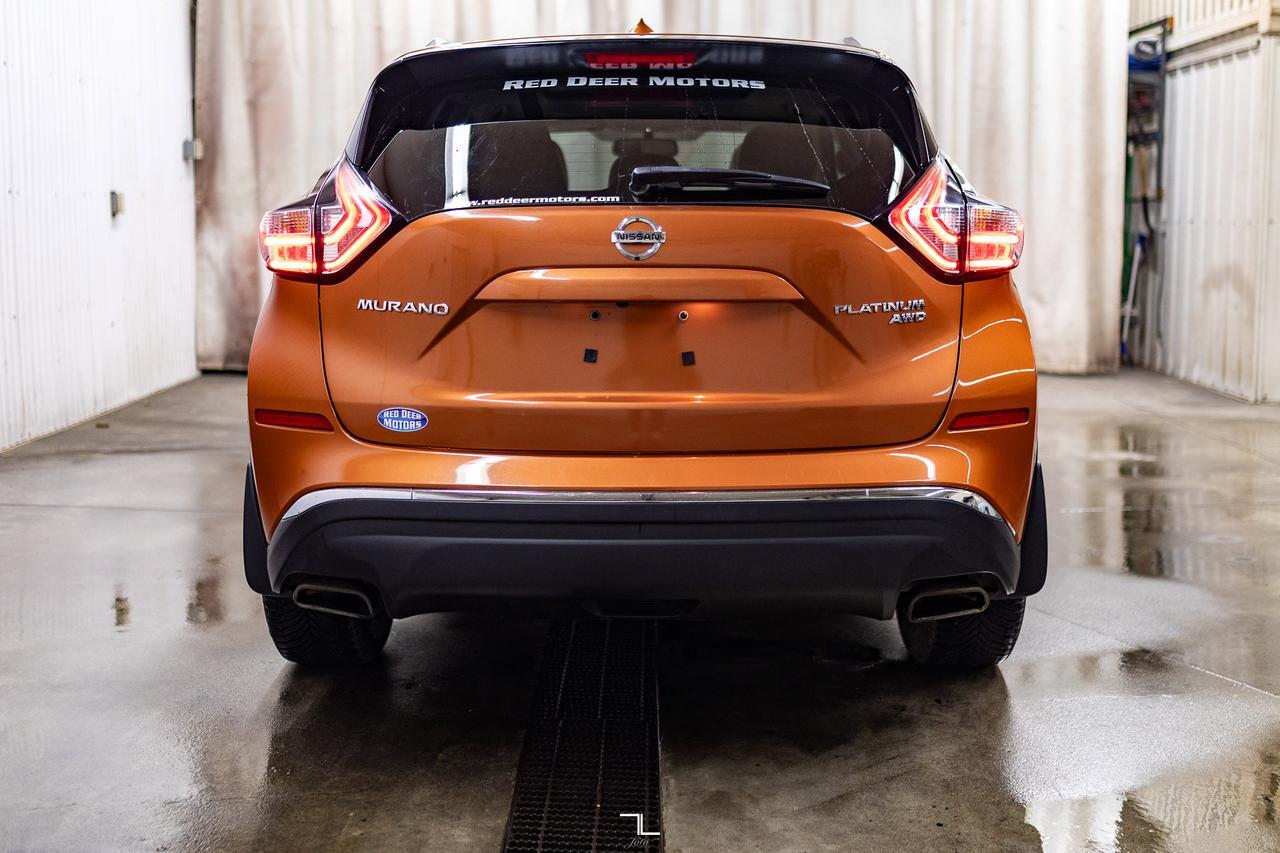 2016 Nissan Murano AWD Platinum Leather Roof Nav BCam Red Deer AB