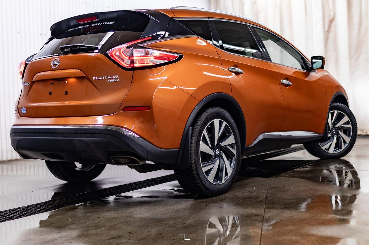 2016 Nissan Murano AWD Platinum Leather Roof Nav BCam Red Deer AB