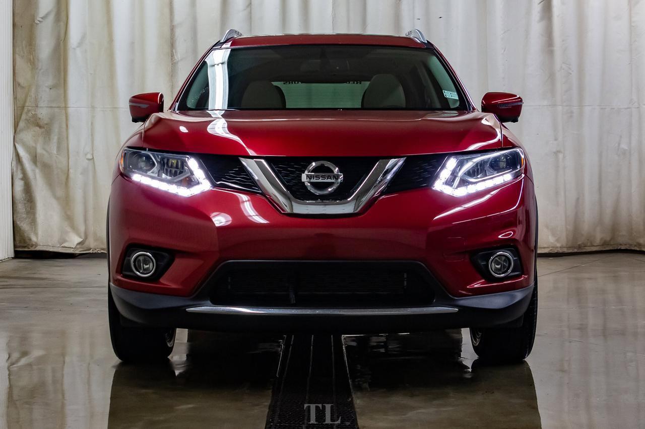 2016 Nissan Rogue AWD SL Leather Roof Nav BCam Red Deer AB