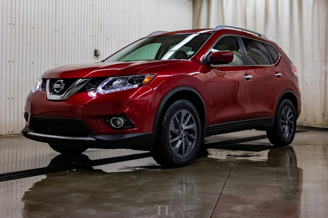 2016 Nissan Rogue AWD SL Leather Roof Nav BCam Red Deer AB