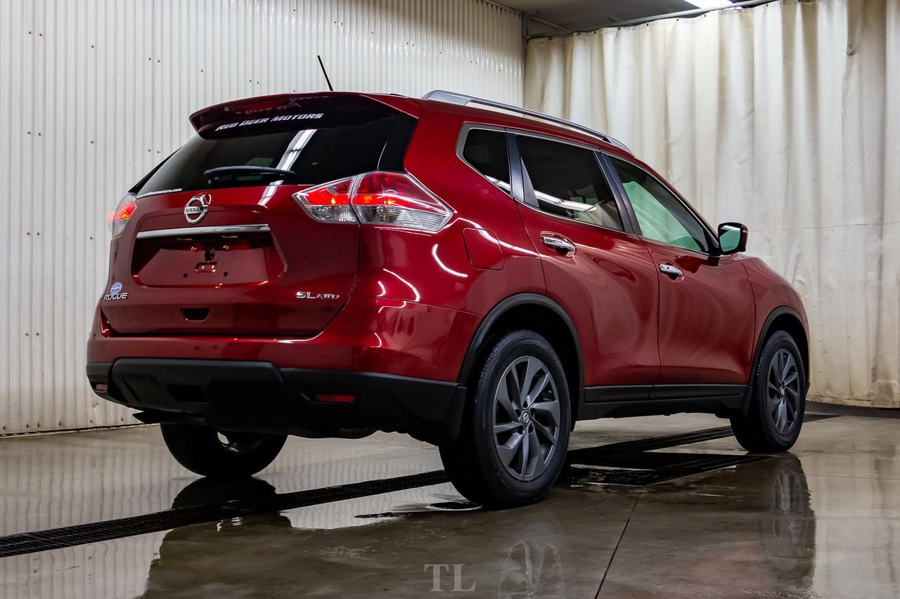 2016 Nissan Rogue AWD SL Leather Roof Nav BCam Red Deer AB