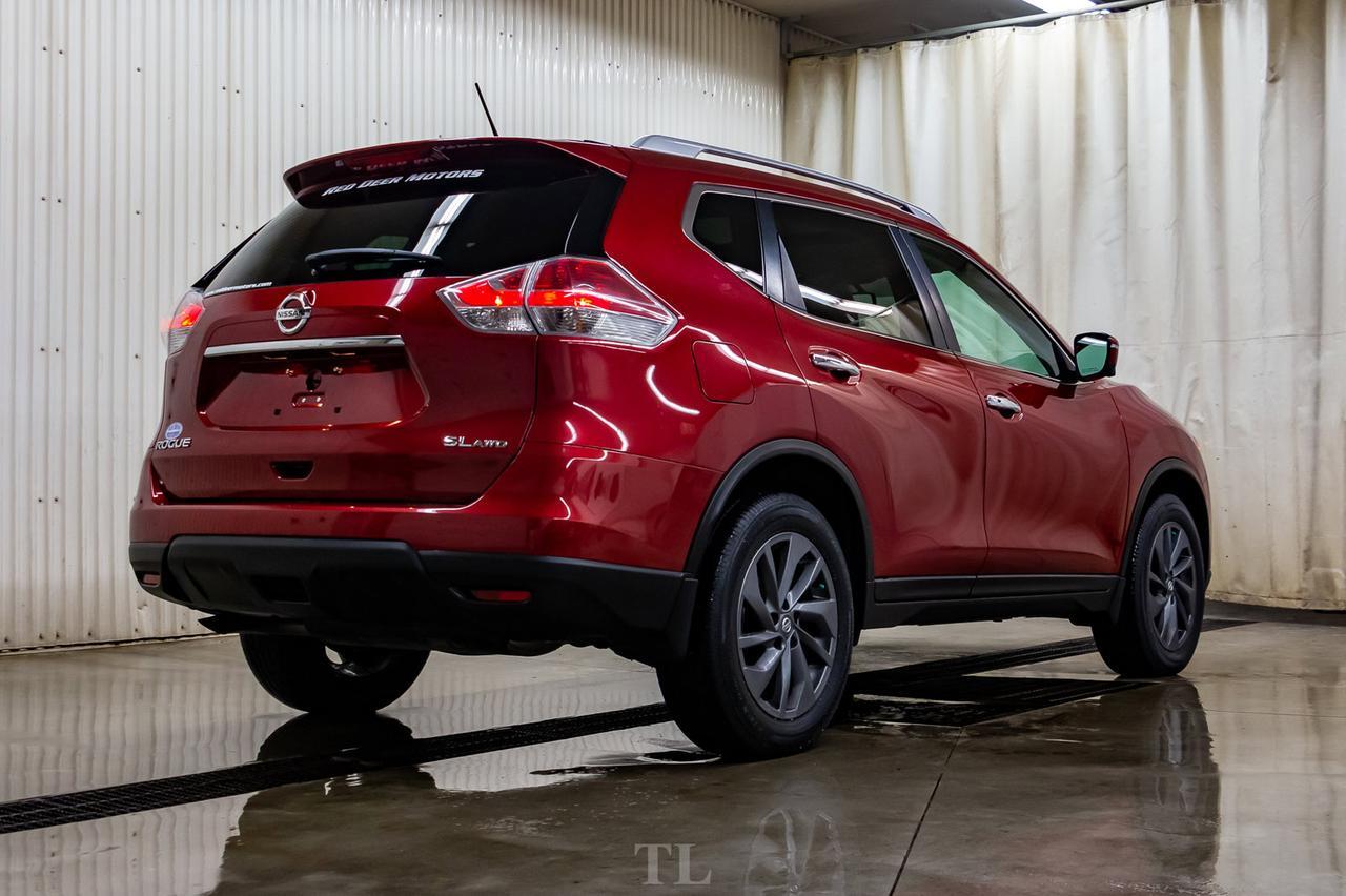 2016 Nissan Rogue AWD SL Leather Roof Nav BCam Red Deer AB