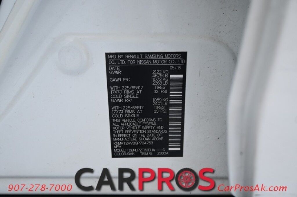 2016 Nissan Rogue S - AWD - Automatic - Power Windows and Door Locks - Bluetooth - Cruise Control - Keyless Entry Anchorage AK