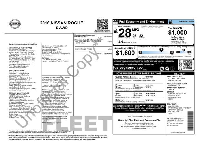 2016 Nissan Rogue S Raleigh NC