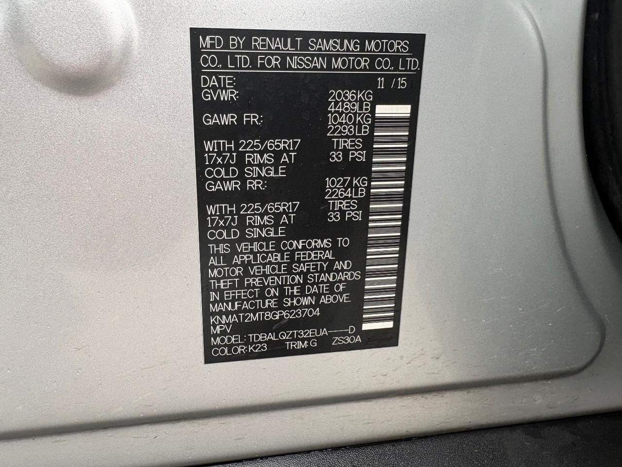 2016 Nissan Rogue SV Austin TX