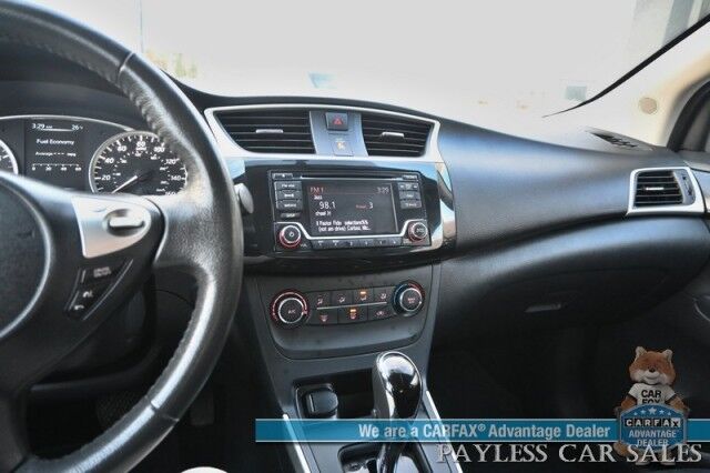 2016 Nissan Sentra SV / Automatic / Power Locks, Windows & Mirrors / Bluetooth / Back Up Camera / Cruise Control / Air Conditioning / Keyless Entry & Start / New Studded Winter Tires / 38 MPG Anchorage AK