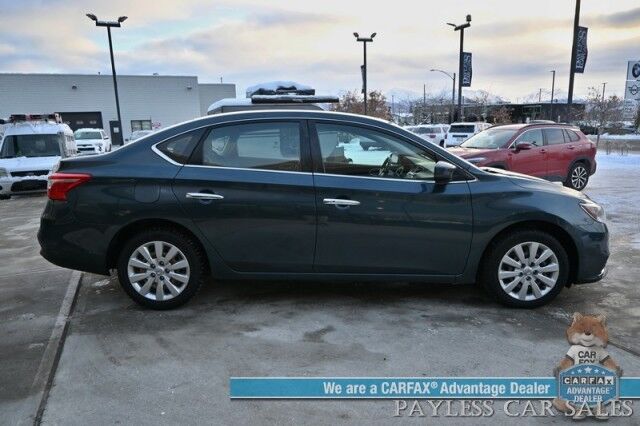 2016 Nissan Sentra SV / Automatic / Power Locks, Windows & Mirrors / Bluetooth / Back Up Camera / Cruise Control / Air Conditioning / Keyless Entry & Start / New Studded Winter Tires / 38 MPG Anchorage AK