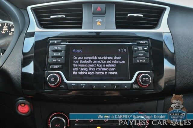 2016 Nissan Sentra SV / Automatic / Power Locks, Windows & Mirrors / Bluetooth / Back Up Camera / Cruise Control / Air Conditioning / Keyless Entry & Start / New Studded Winter Tires / 38 MPG Anchorage AK