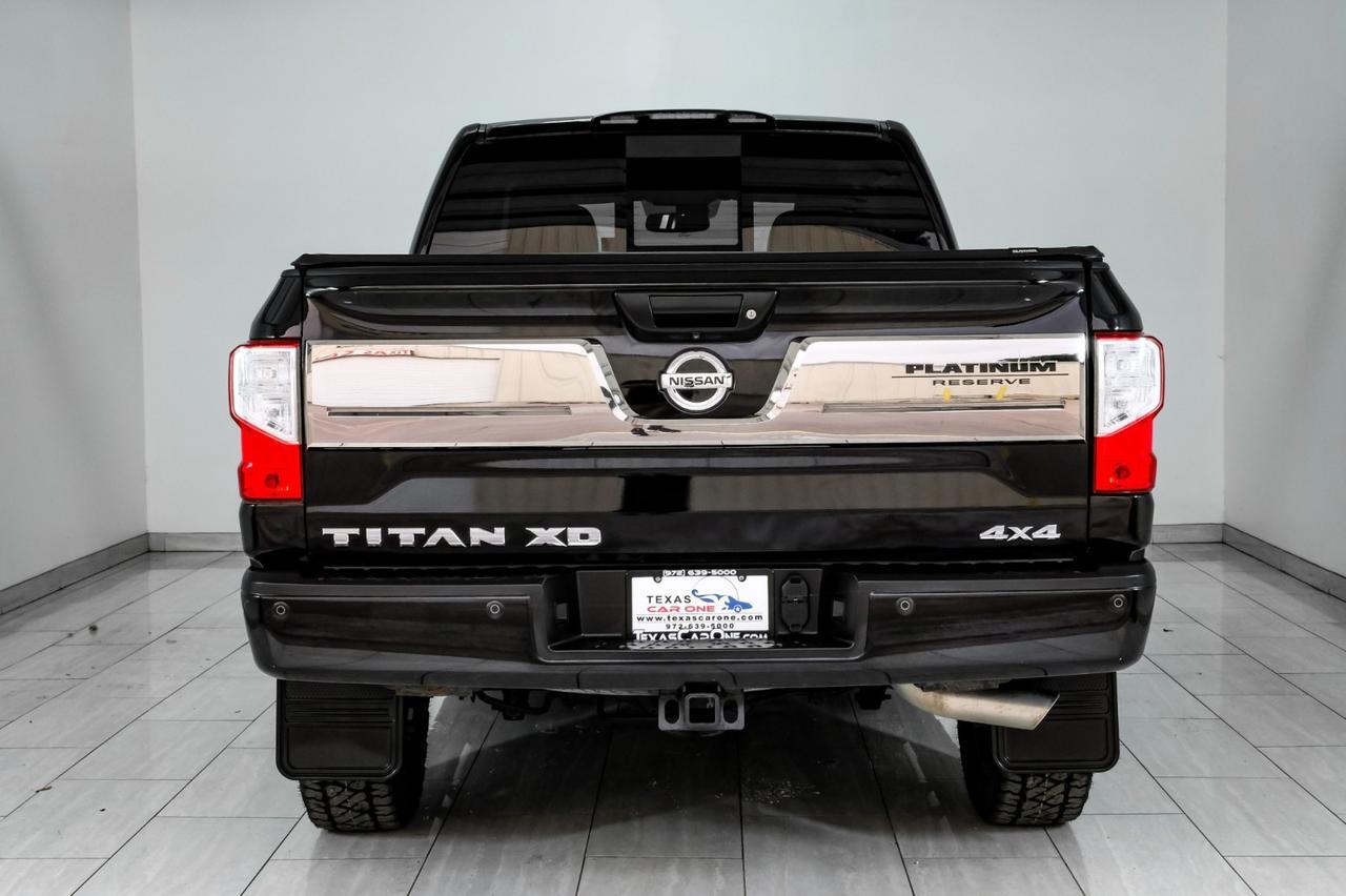 2016 Nissan Titan XD PLATINUM RESERVE CREW CAB 4WD DIESEL BLIND SPOT ASSIST NAVIGATION LEATHER SEATS Carrollton TX
