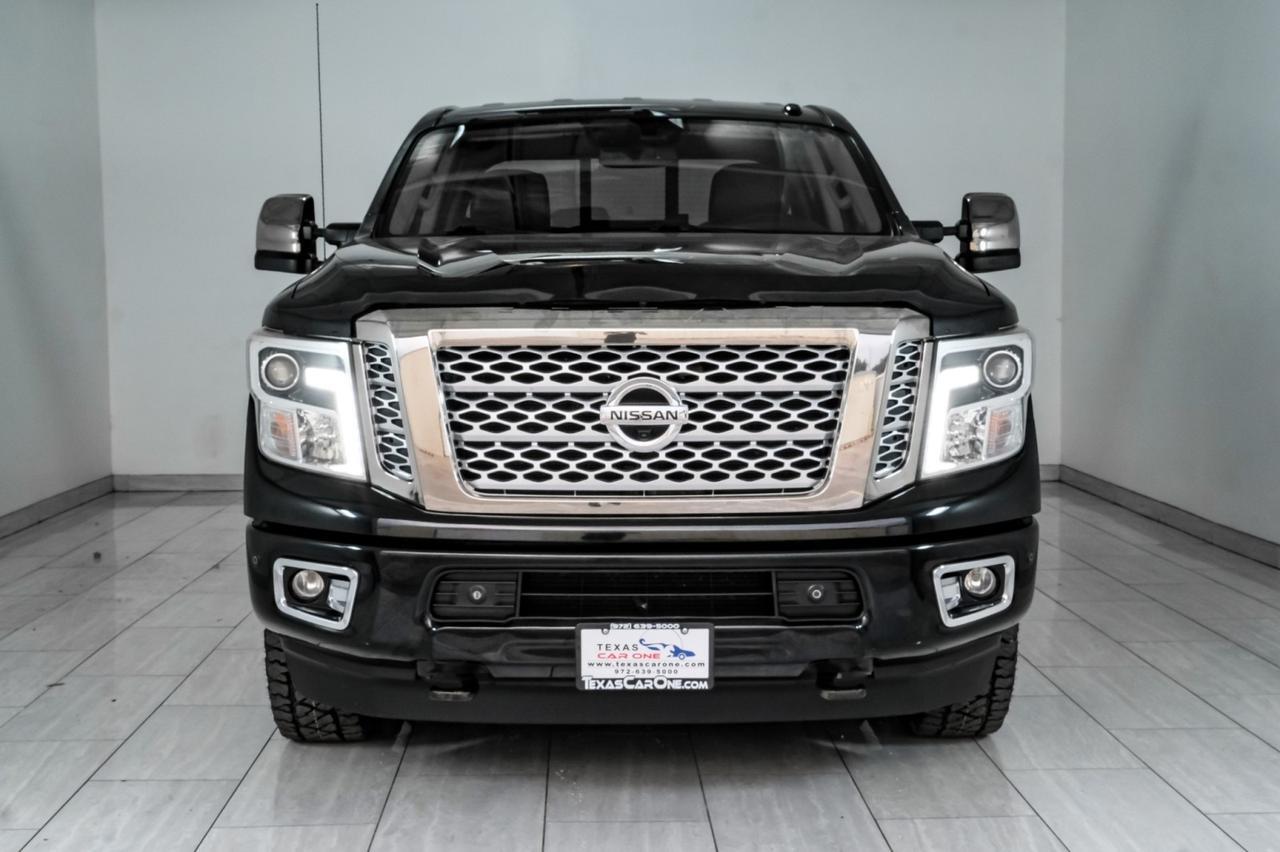 2016 Nissan Titan XD PLATINUM RESERVE CREW CAB 4WD DIESEL BLIND SPOT ASSIST NAVIGATION LEATHER SEATS