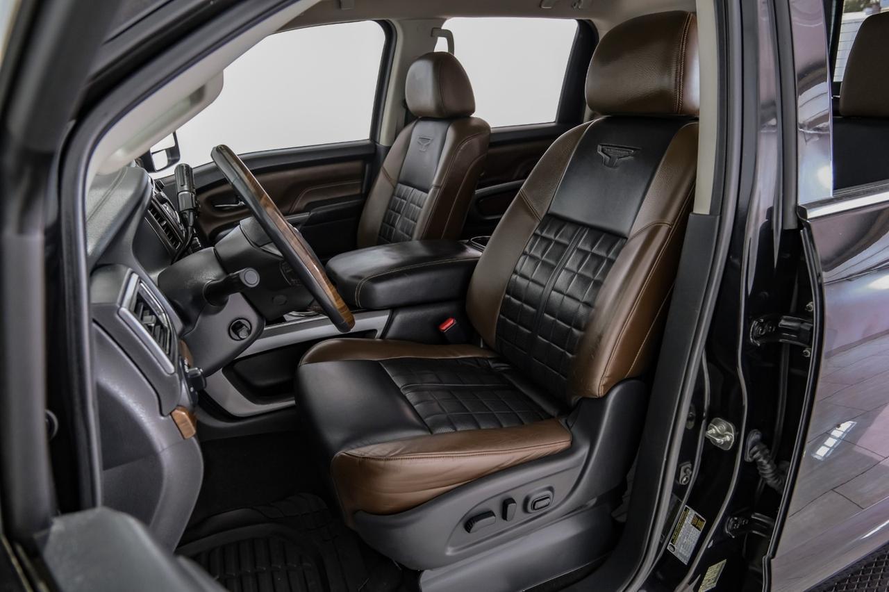 2016 Nissan Titan XD PLATINUM RESERVE CREW CAB 4WD DIESEL BLIND SPOT ASSIST NAVIGATION LEATHER SEATS Carrollton TX