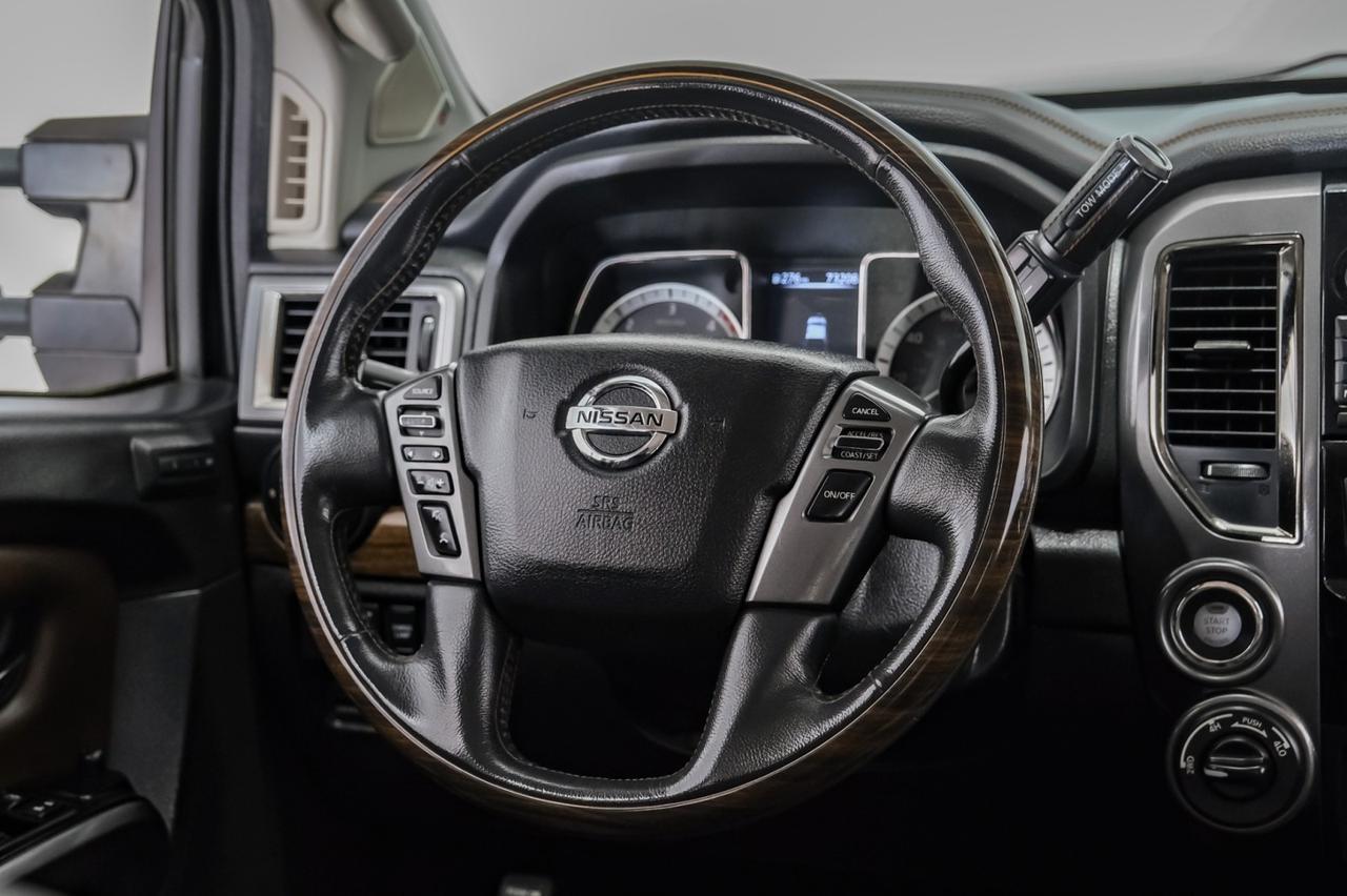 2016 Nissan Titan XD PLATINUM RESERVE CREW CAB 4WD DIESEL BLIND SPOT ASSIST NAVIGATION LEATHER SEATS Carrollton TX