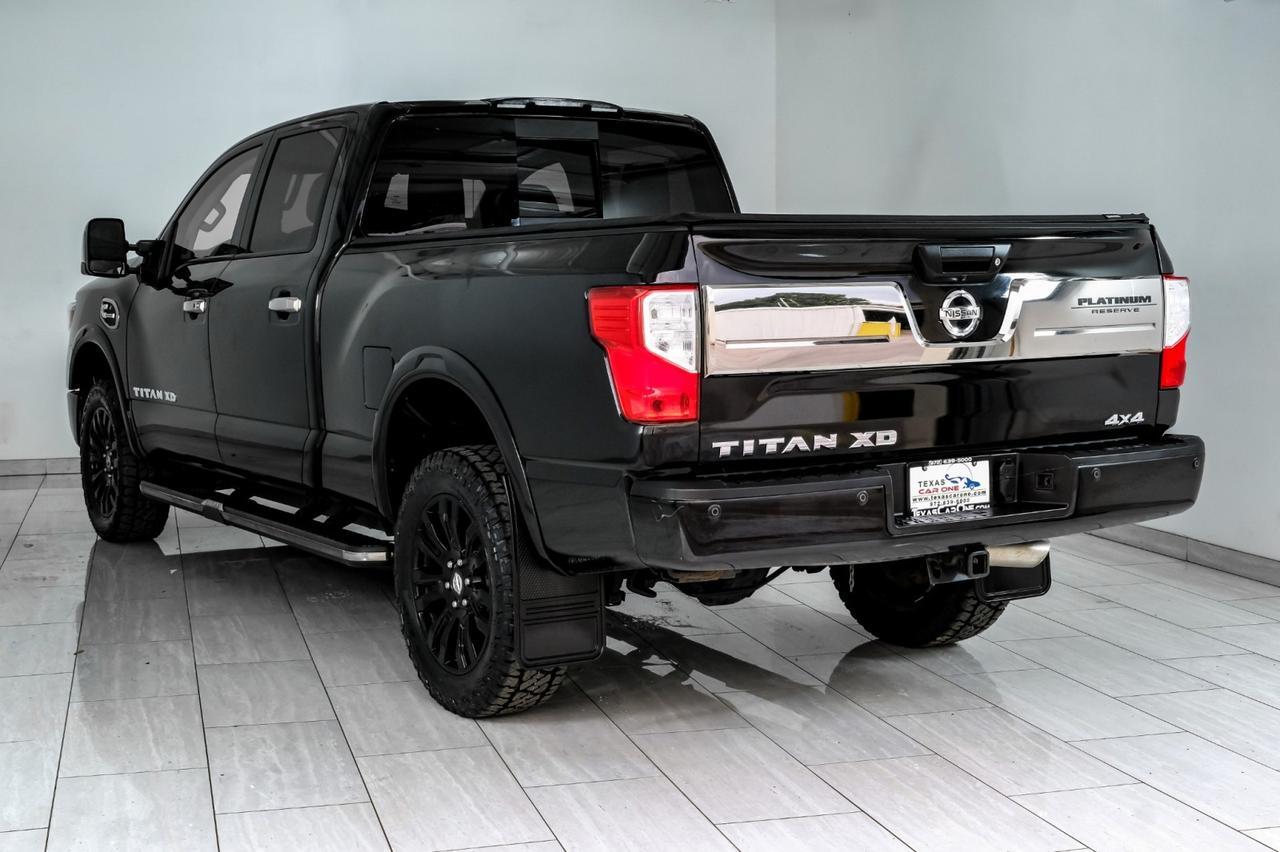 2016 Nissan Titan XD PLATINUM RESERVE CREW CAB 4WD DIESEL BLIND SPOT ASSIST NAVIGATION LEATHER SEATS Carrollton TX