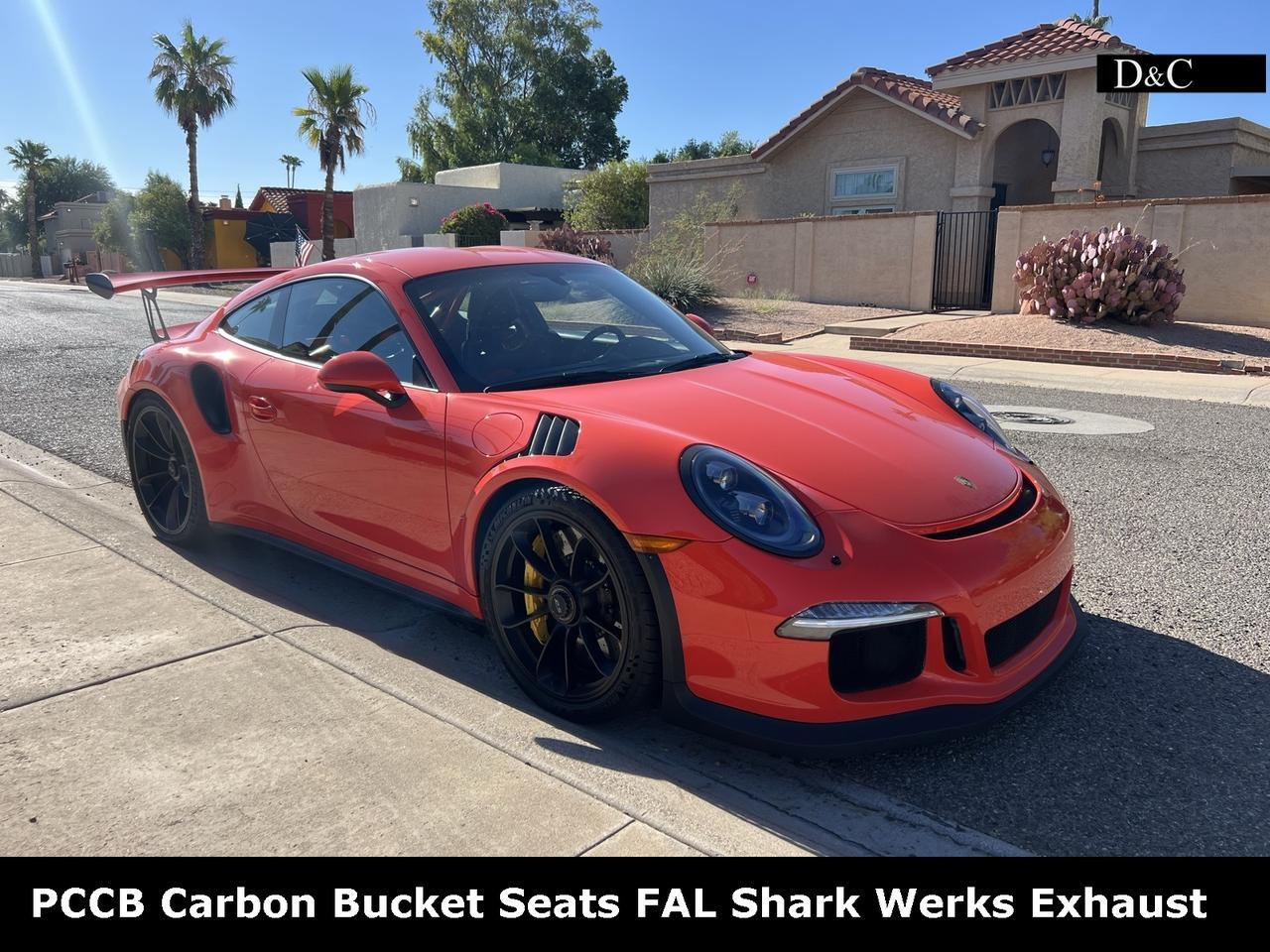 2016 Porsche 911 GT3 RS PCCB FAL Carbon Bucket Seats Shark Werks Exhaust Portland OR