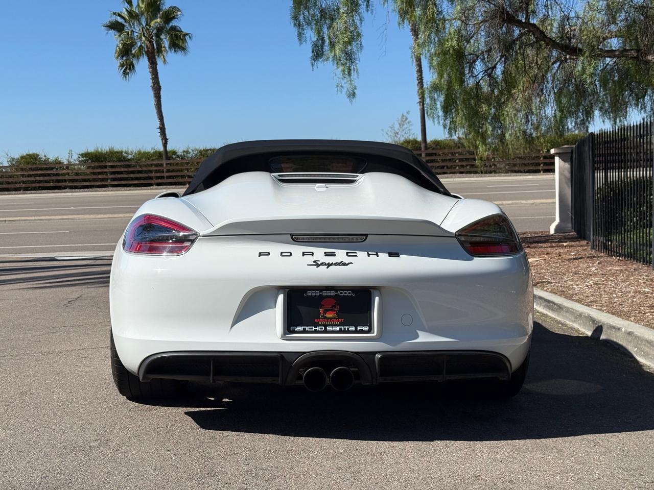 2016 Porsche Boxster Spyder San Diego CA