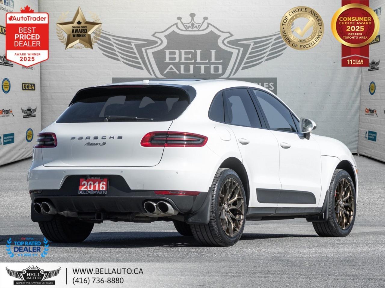 2016 Porsche Macan S AWD REDLTHR 20RIMS NAVI PANO REDBRKCLPRS Toronto ON