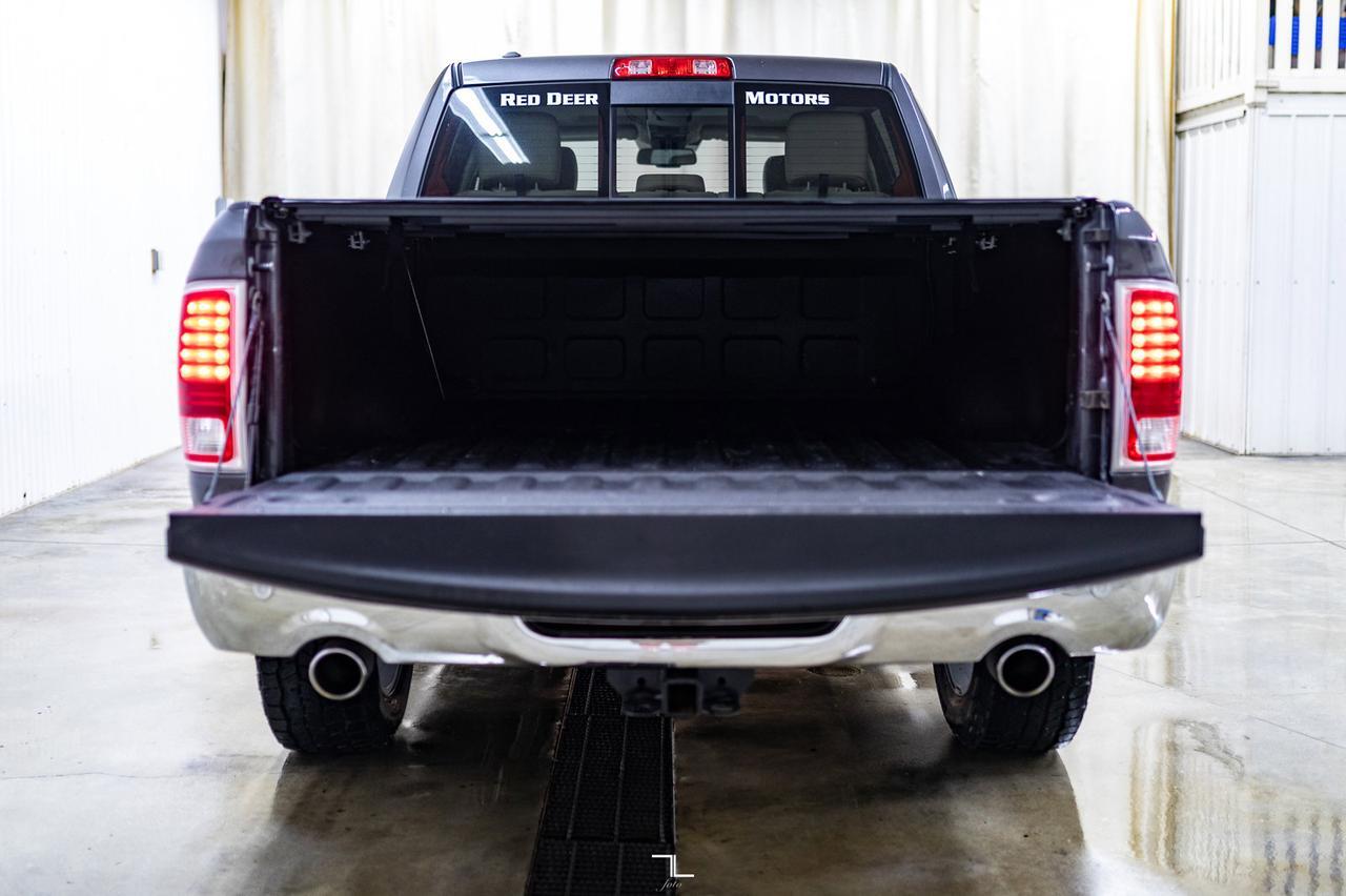 2016 Ram 1500 4x4 Crew Cab Laramie EcoDiesel Leather Roof Nav Red Deer AB