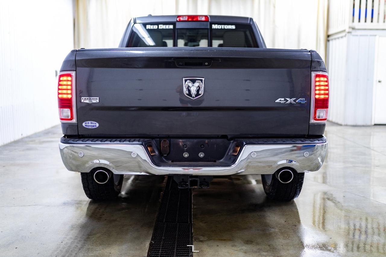 2016 Ram 1500 4x4 Crew Cab Laramie EcoDiesel Leather Roof Nav Red Deer AB