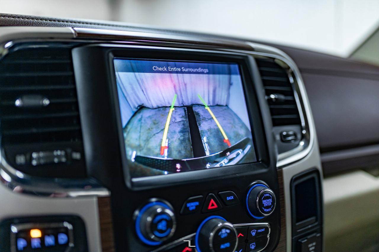 2016 Ram 1500 4x4 Crew Cab Laramie EcoDiesel Leather Roof Nav Red Deer AB