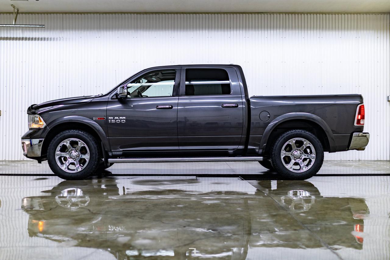 2016 Ram 1500 4x4 Crew Cab Laramie EcoDiesel Leather Roof Nav Red Deer AB