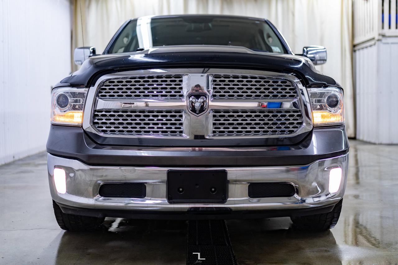 2016 Ram 1500 4x4 Crew Cab Laramie EcoDiesel Leather Roof Nav Red Deer AB
