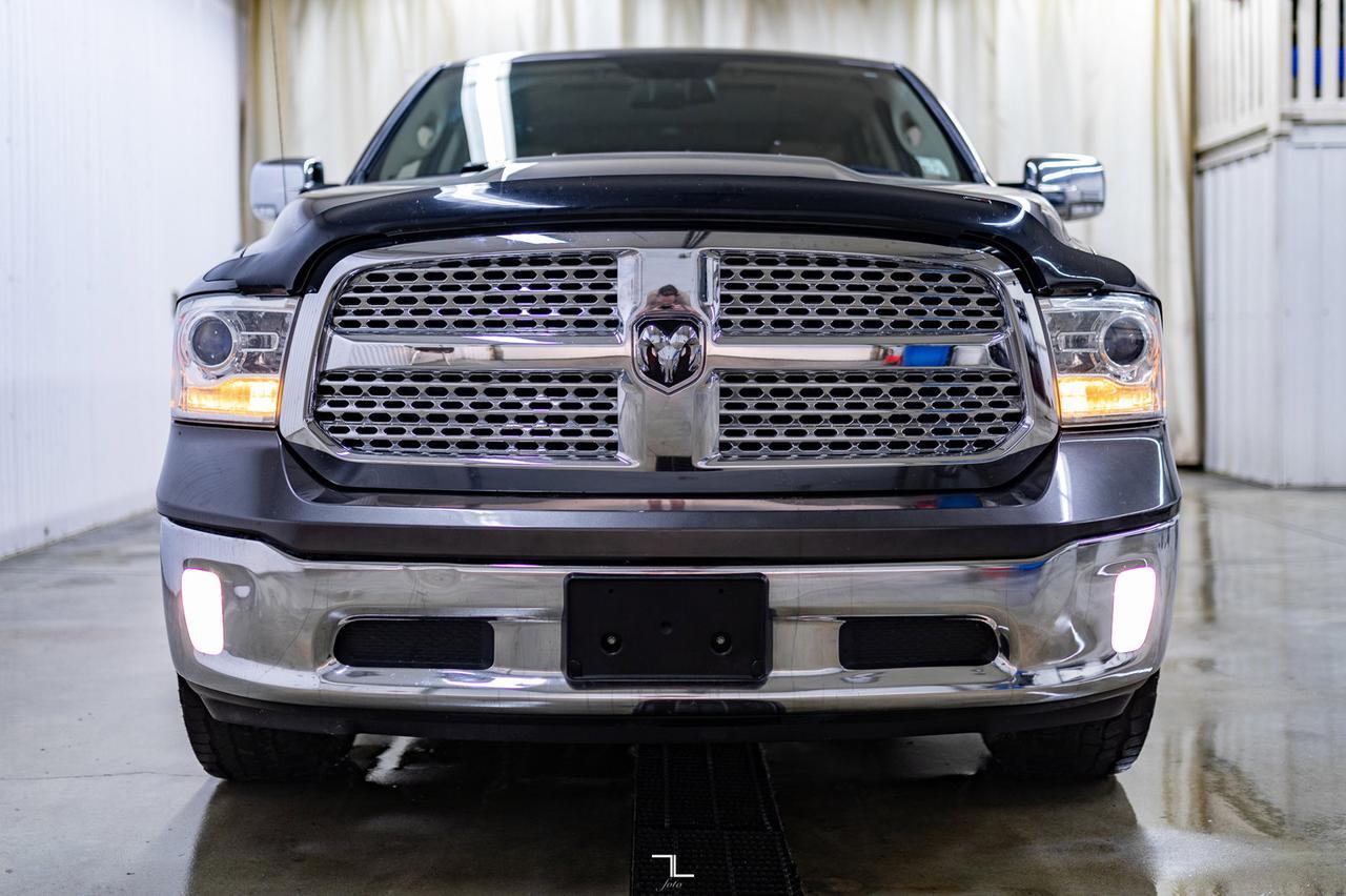 2016 Ram 1500 4x4 Crew Cab Laramie EcoDiesel Leather Roof Nav Red Deer AB