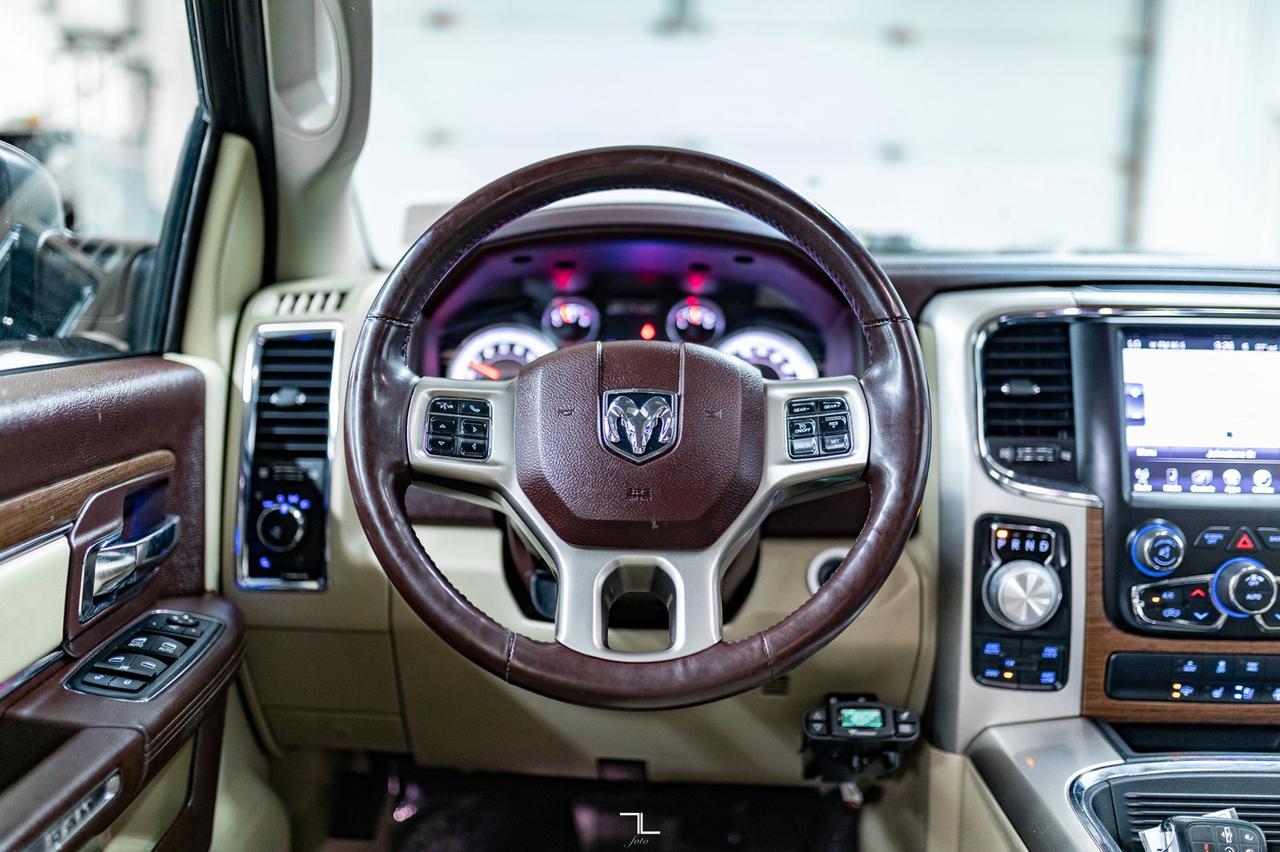 2016 Ram 1500 4x4 Crew Cab Laramie EcoDiesel Leather Roof Nav Red Deer AB