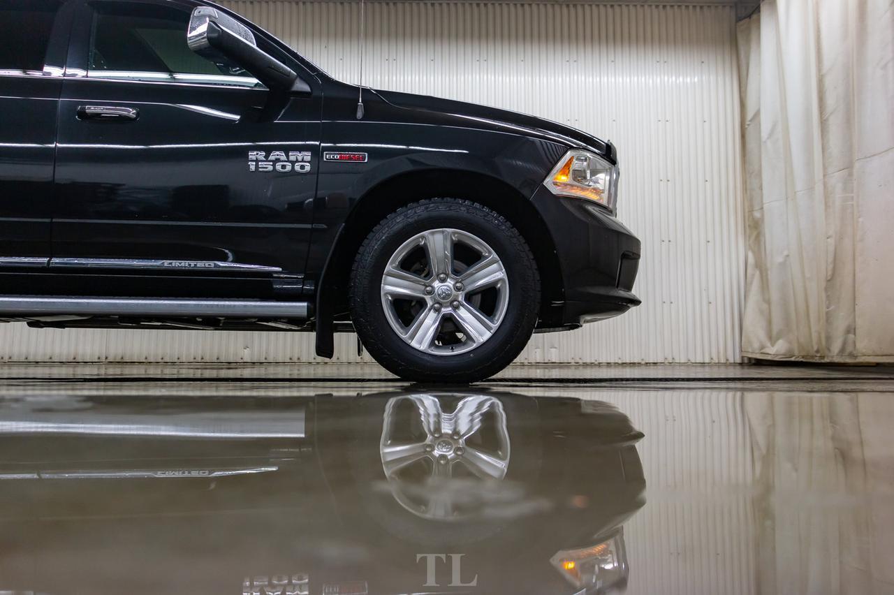 2016 Ram 1500 4x4 Crew Cab Limited EcoDiesel Leather Roof Nav Red Deer AB