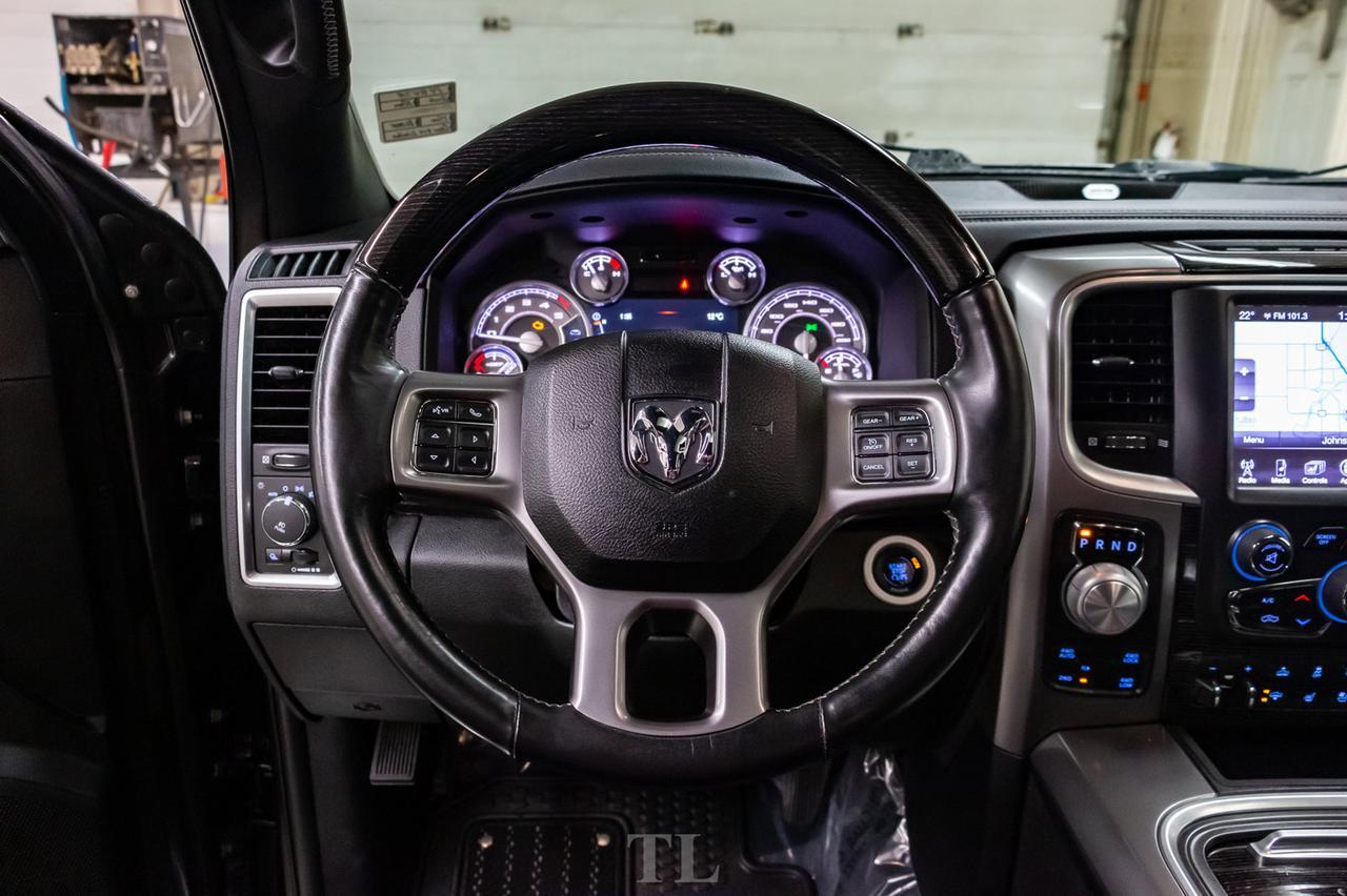 2016 Ram 1500 4x4 Crew Cab Limited EcoDiesel Leather Roof Nav Red Deer AB